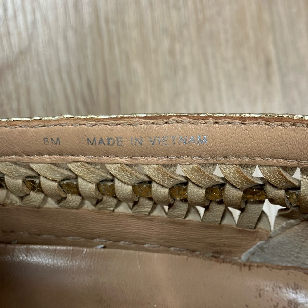 Tory Burch Gold Sneakers - Picture 6 of 9